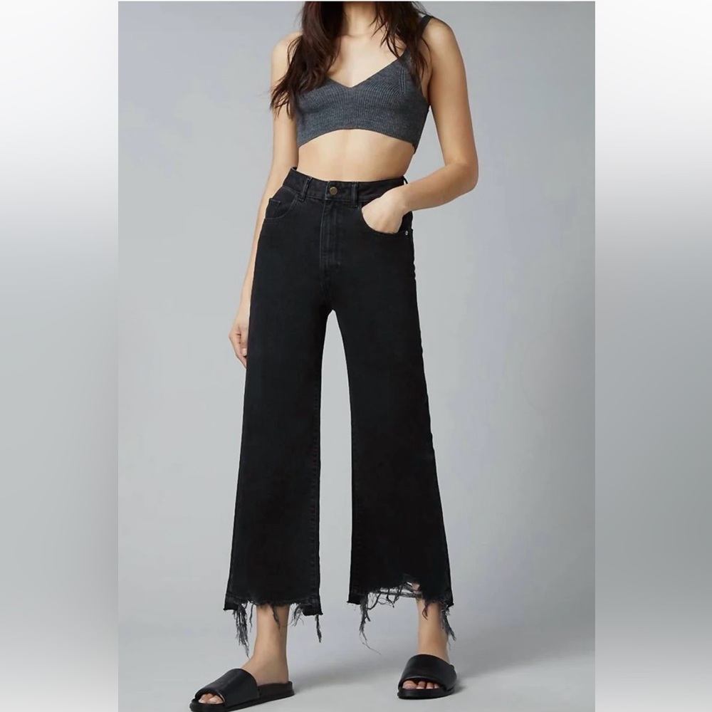 Hepburn Wide Leg High Rise Jeans